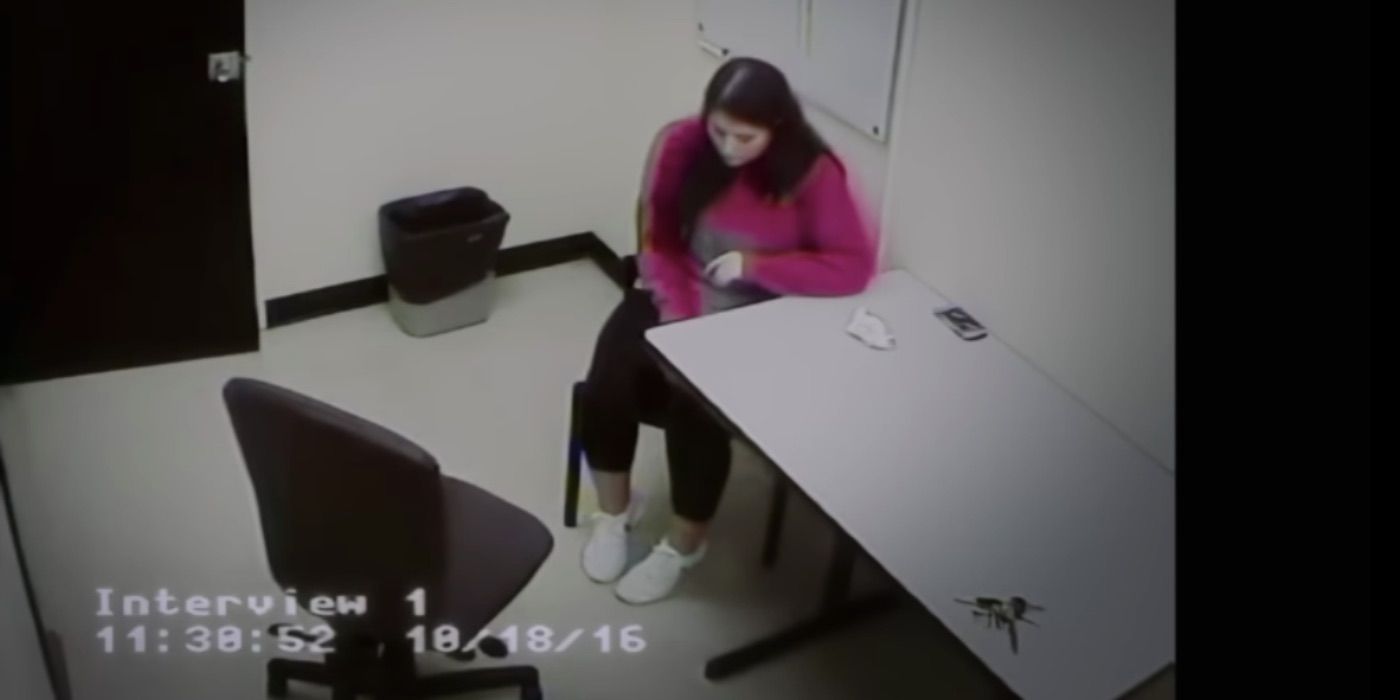 Interrogation footage of Nikki Yovino in Victim Suspect