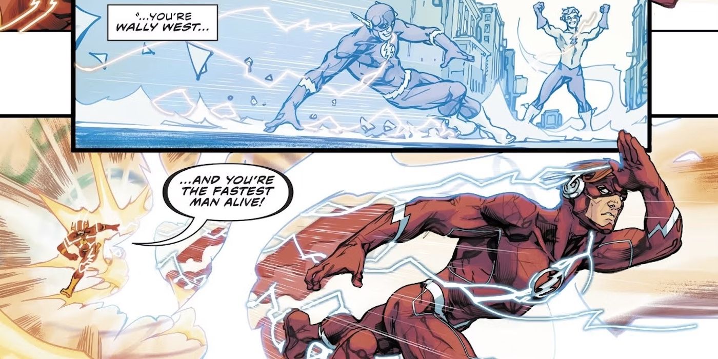 Wally West Faster than Barry Allen