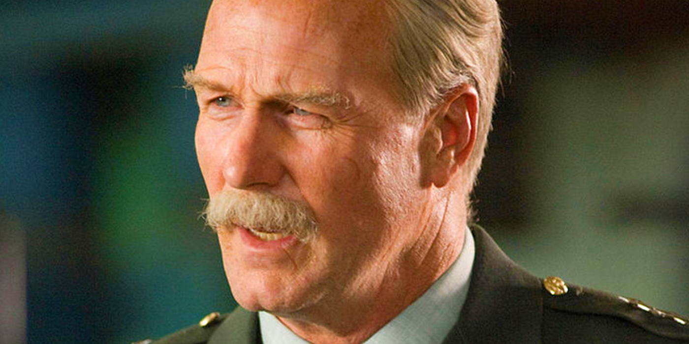 William Hurt como General Ross em O Incrível Hulk