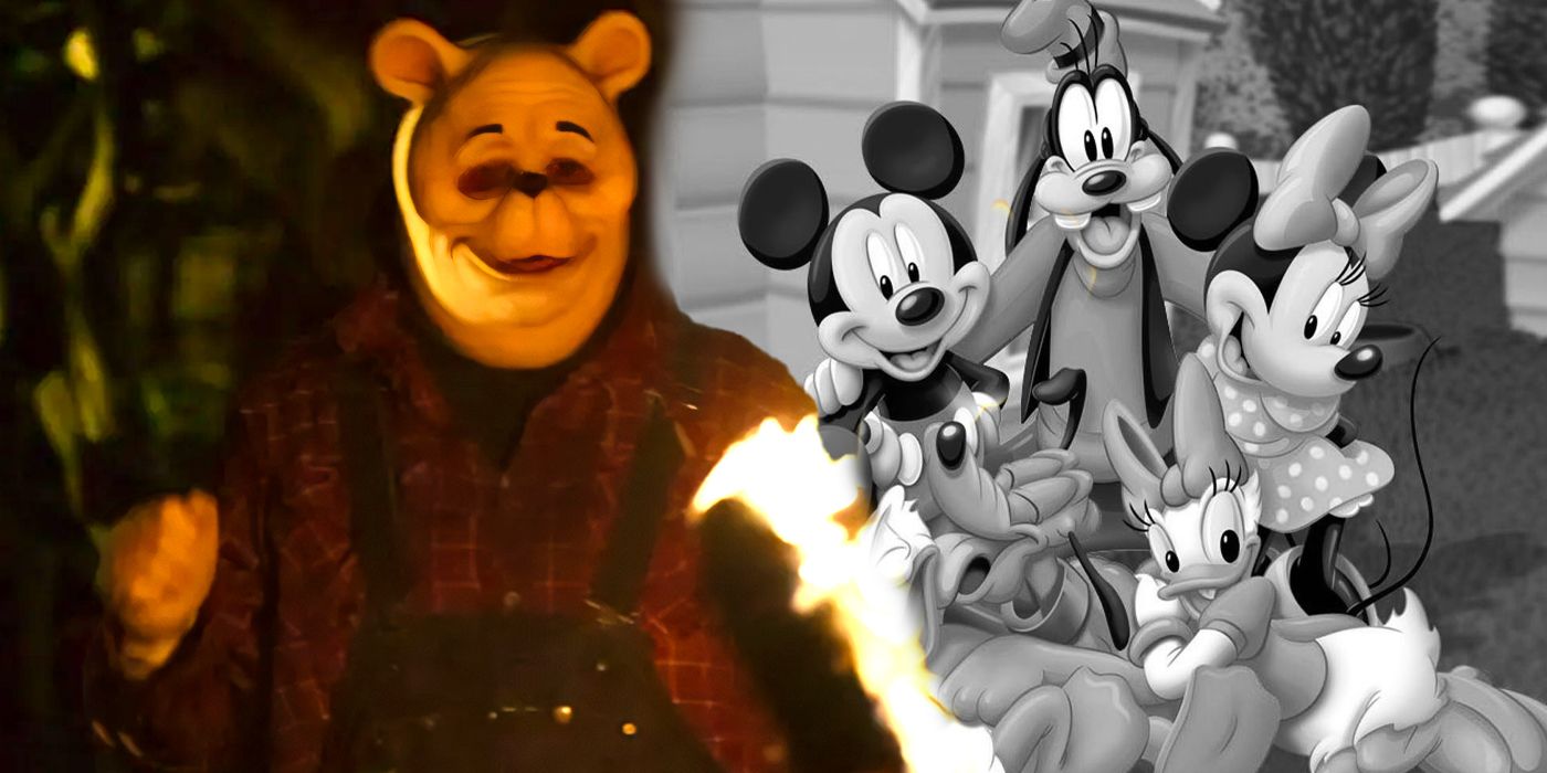 Winnie the Pooh Blood and Honey and Mickey and Friends
