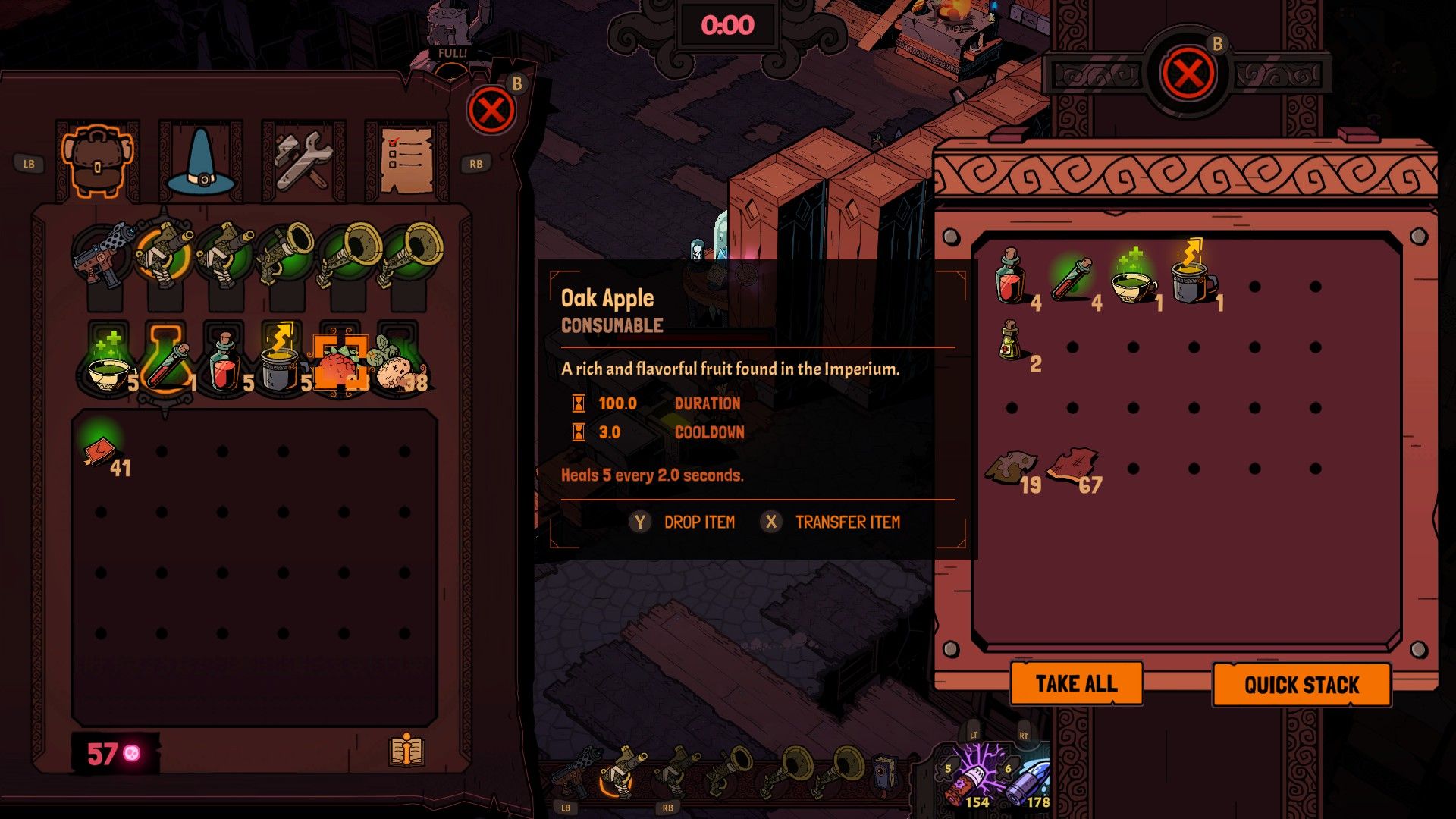 Wizard with a Gun Review Storage