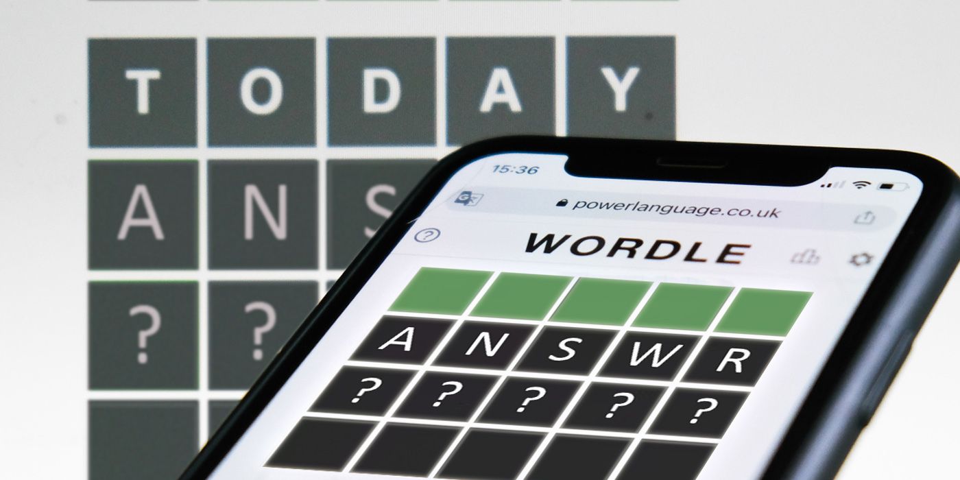 Wordle Answer on a smartphone
