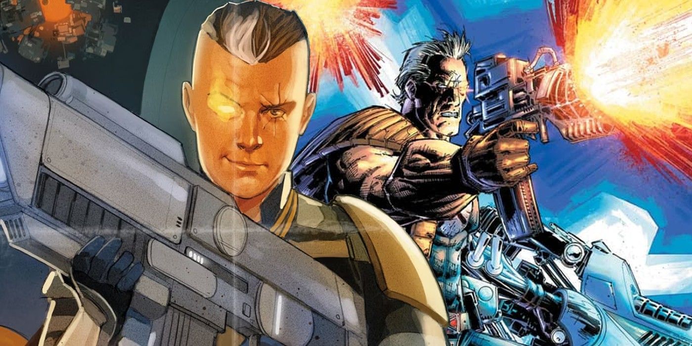 Young and Old Cable with big guns