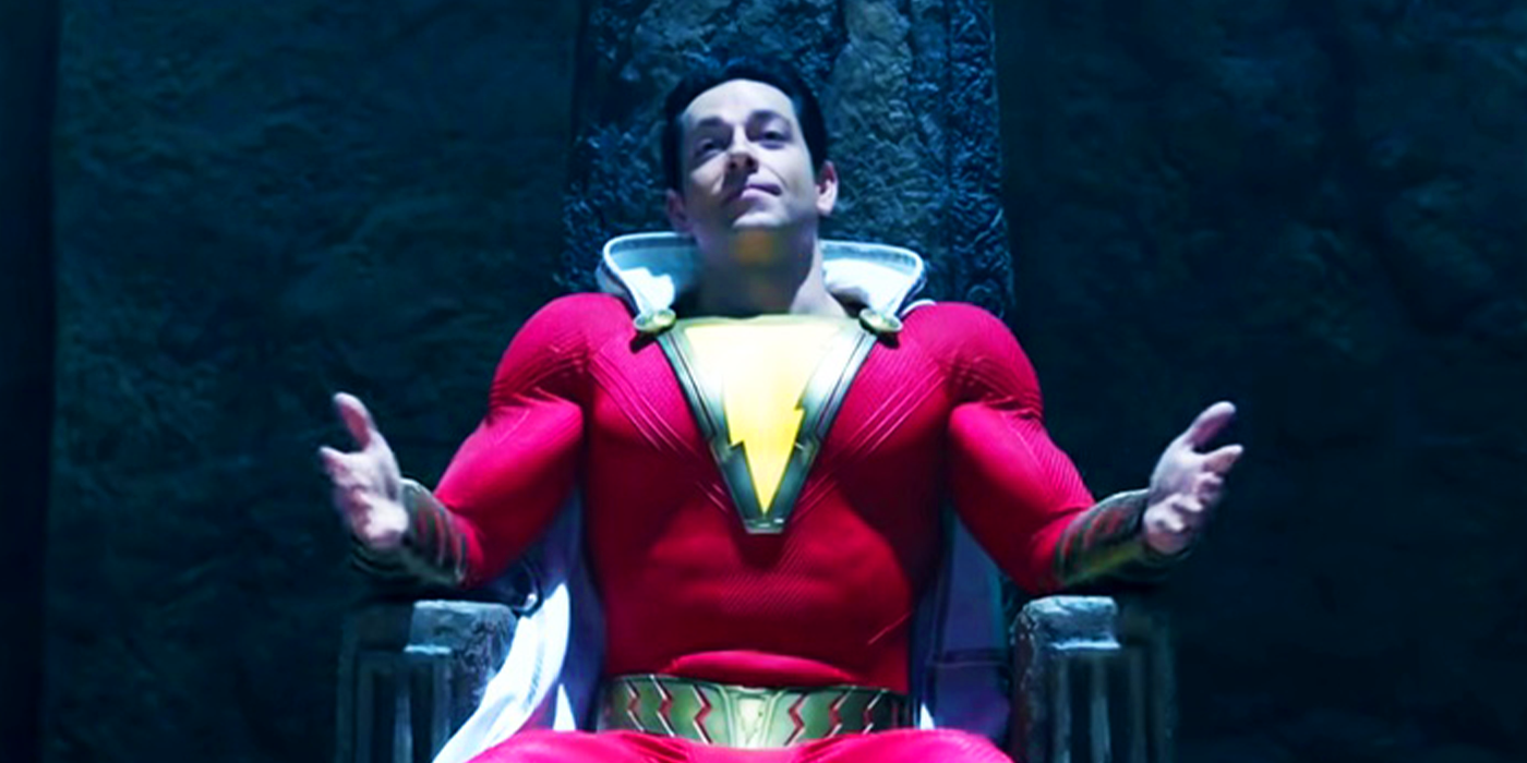 Zachary Levi as Billy Batson in Shazam deleted scene