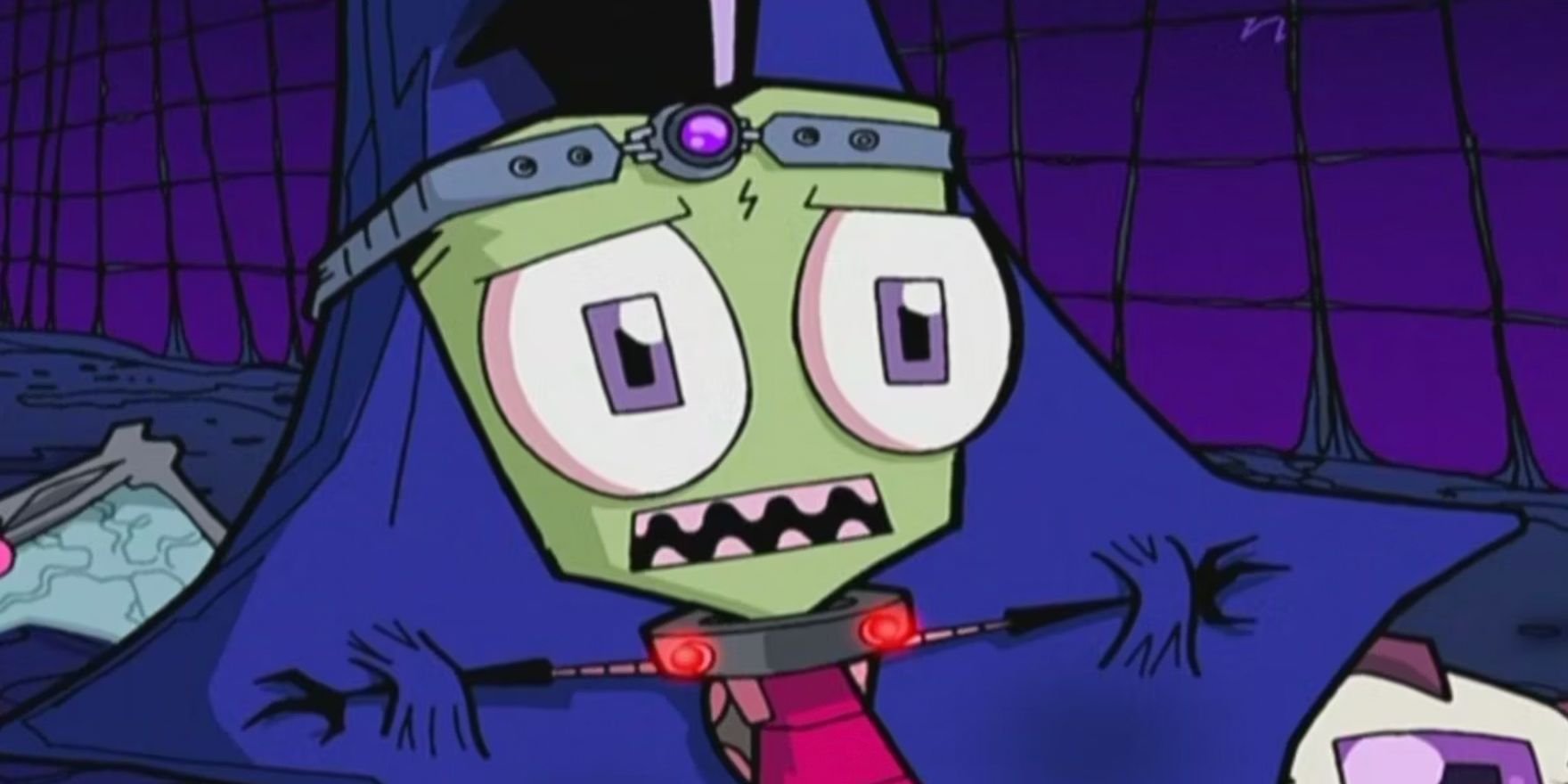 Zim being held in Invader Zim