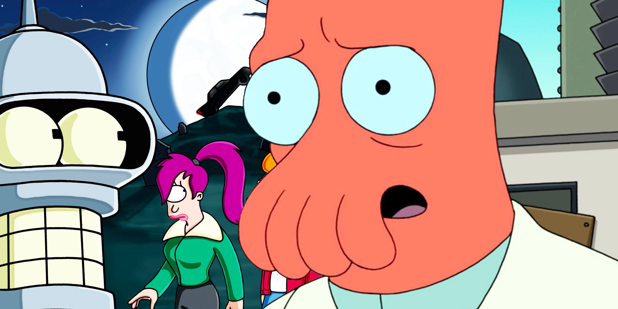 Zoidberg and a poster for The Honking