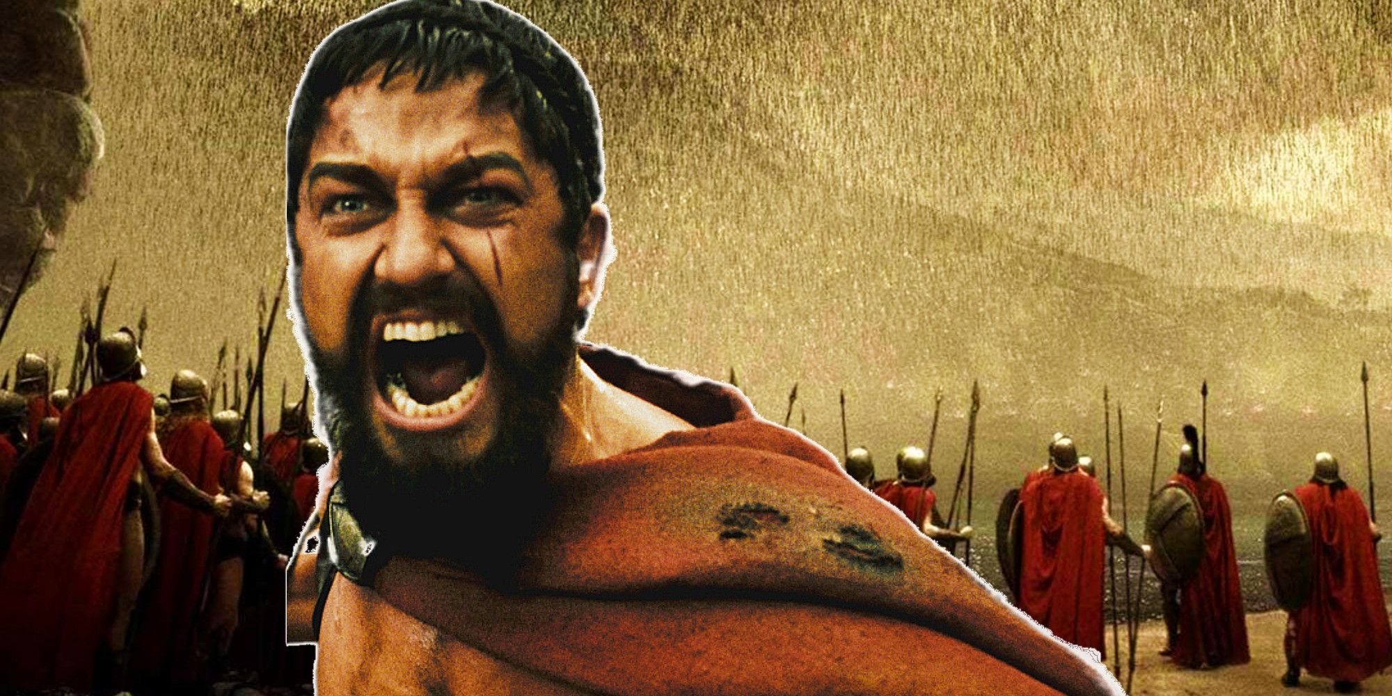 Custom image of Gerard Butler as Leonidas in 300