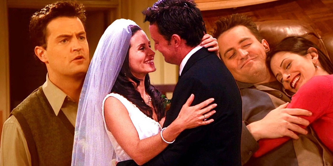 Custom image of Chandler and Monica on Friends