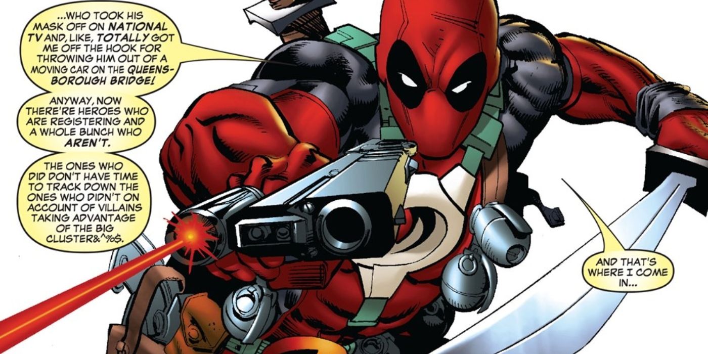 Deadpool est du côté d'Iron Man dans Civil War. 