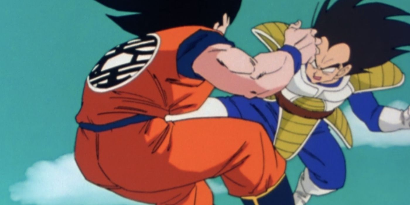 Goku vs Vegeta. 