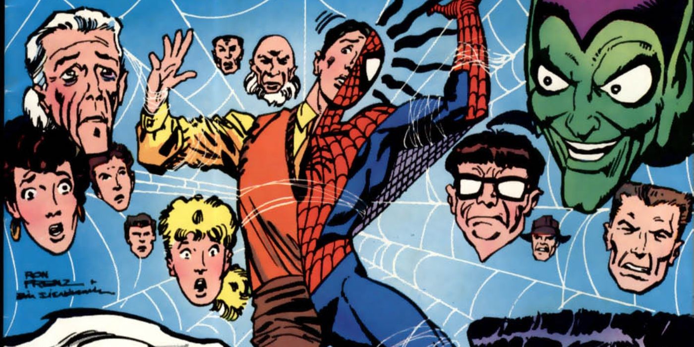 Spider-Man's life being altered by a What If? story. 