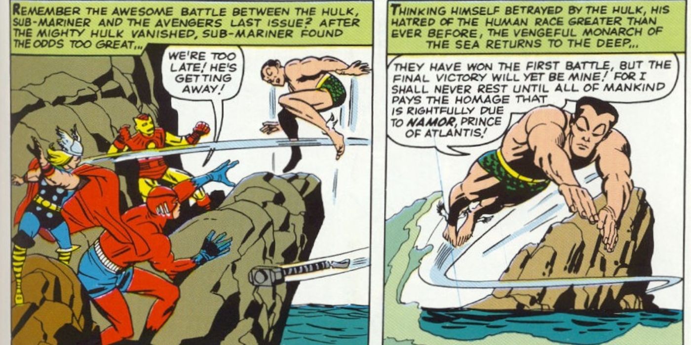 Namor plotting against the Avengers.