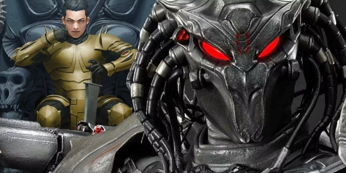 Theta sitting behind a Predator.