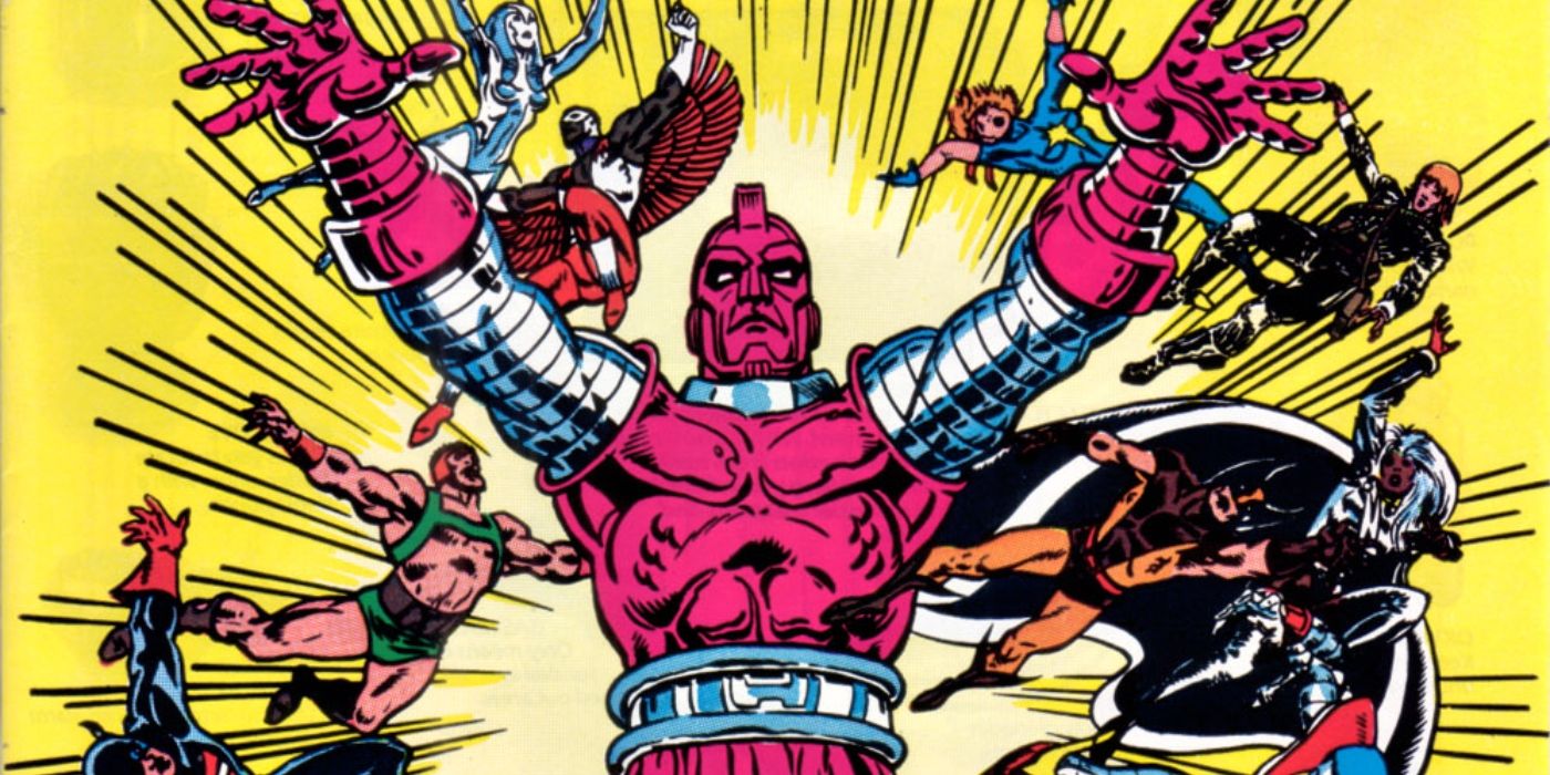 The High Evolutionary defeating the Marvel Universe. 