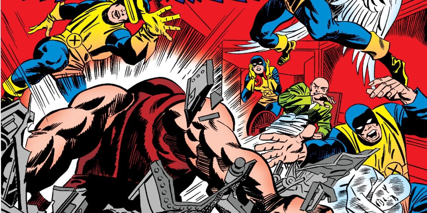 X-Men vs the Juggernaut.