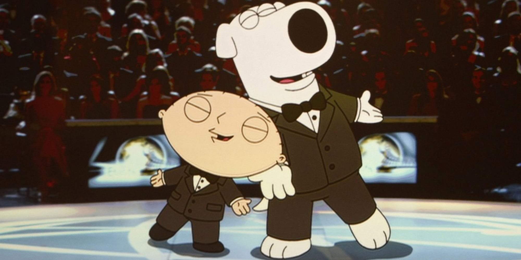 Brian and Stewie performing at the Emmys in 2007