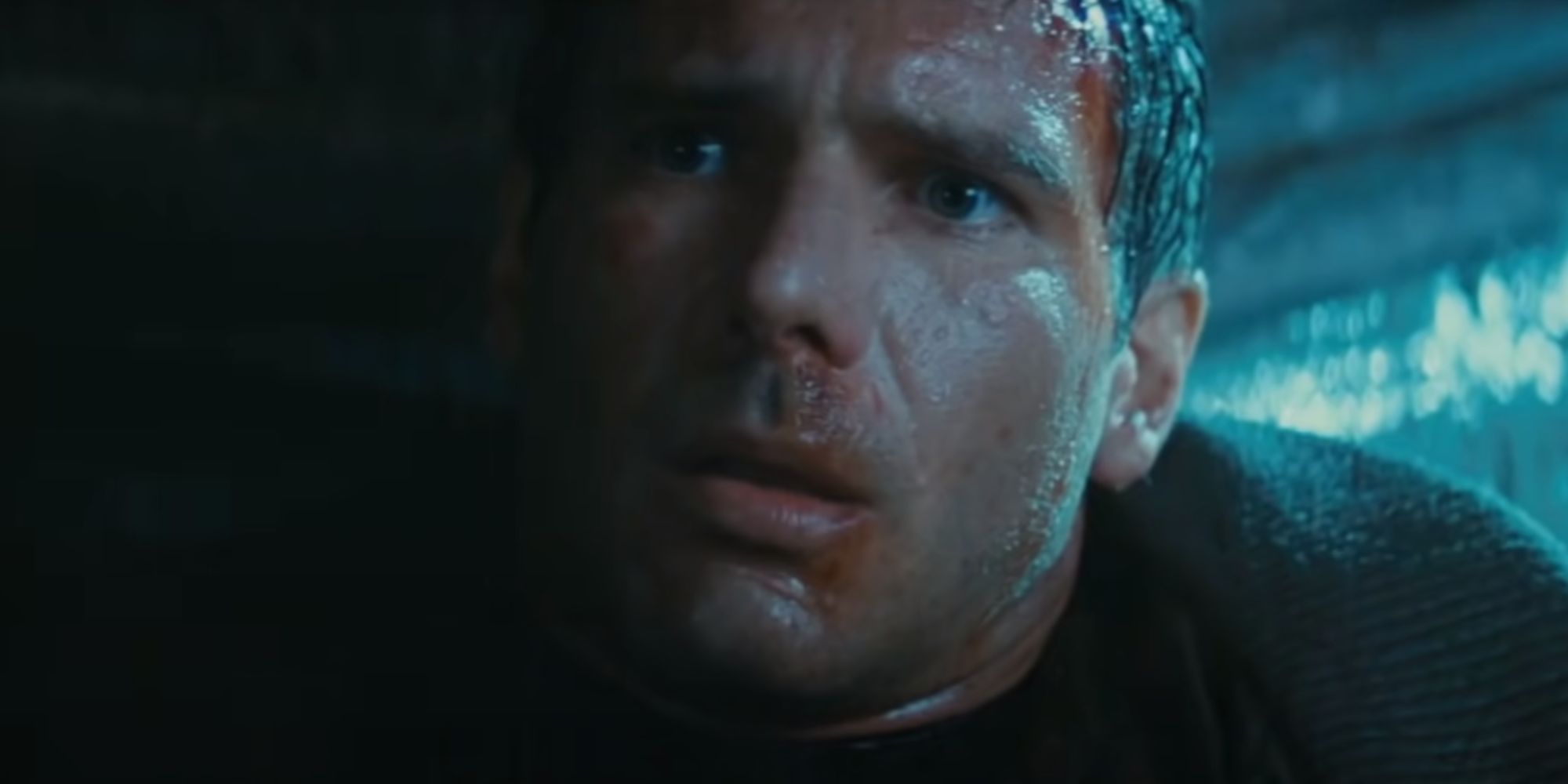 Rick Deckard listening to Roy in Blade Runner