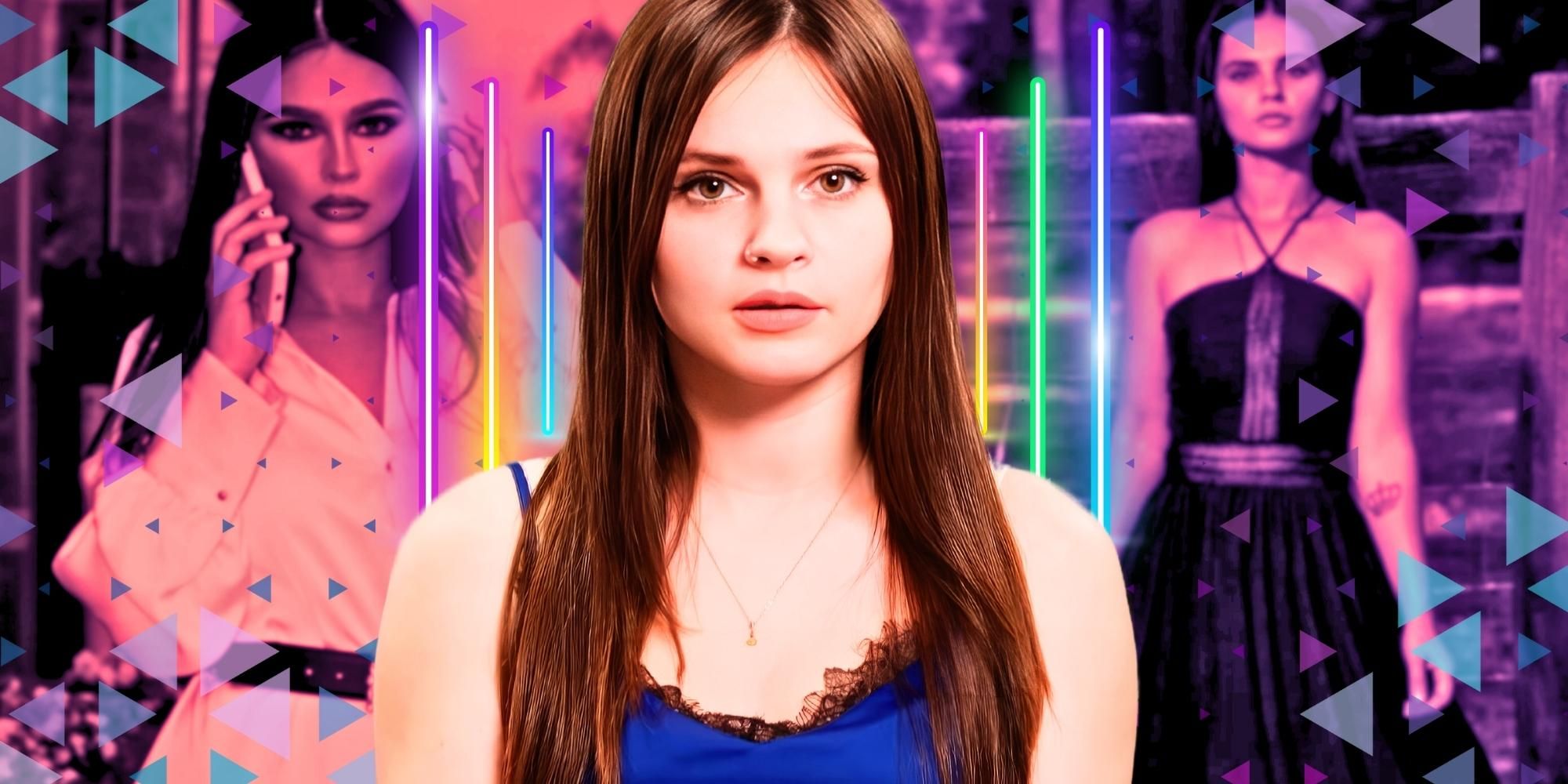Modeling montage of 90 Day Fiance&rsquo;s Julia Trubkina