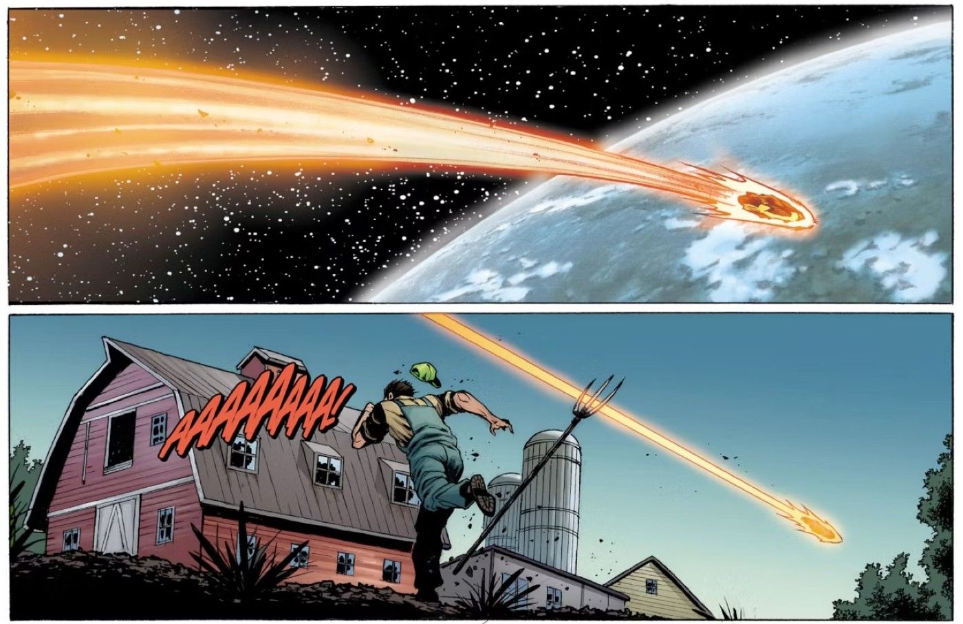 A Comet Flies Over Smallville