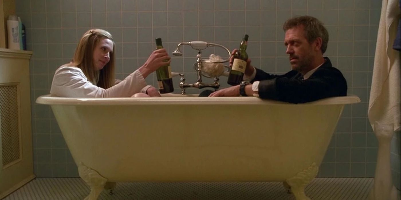 House and Amber in a Bathtub in House, M.D. 