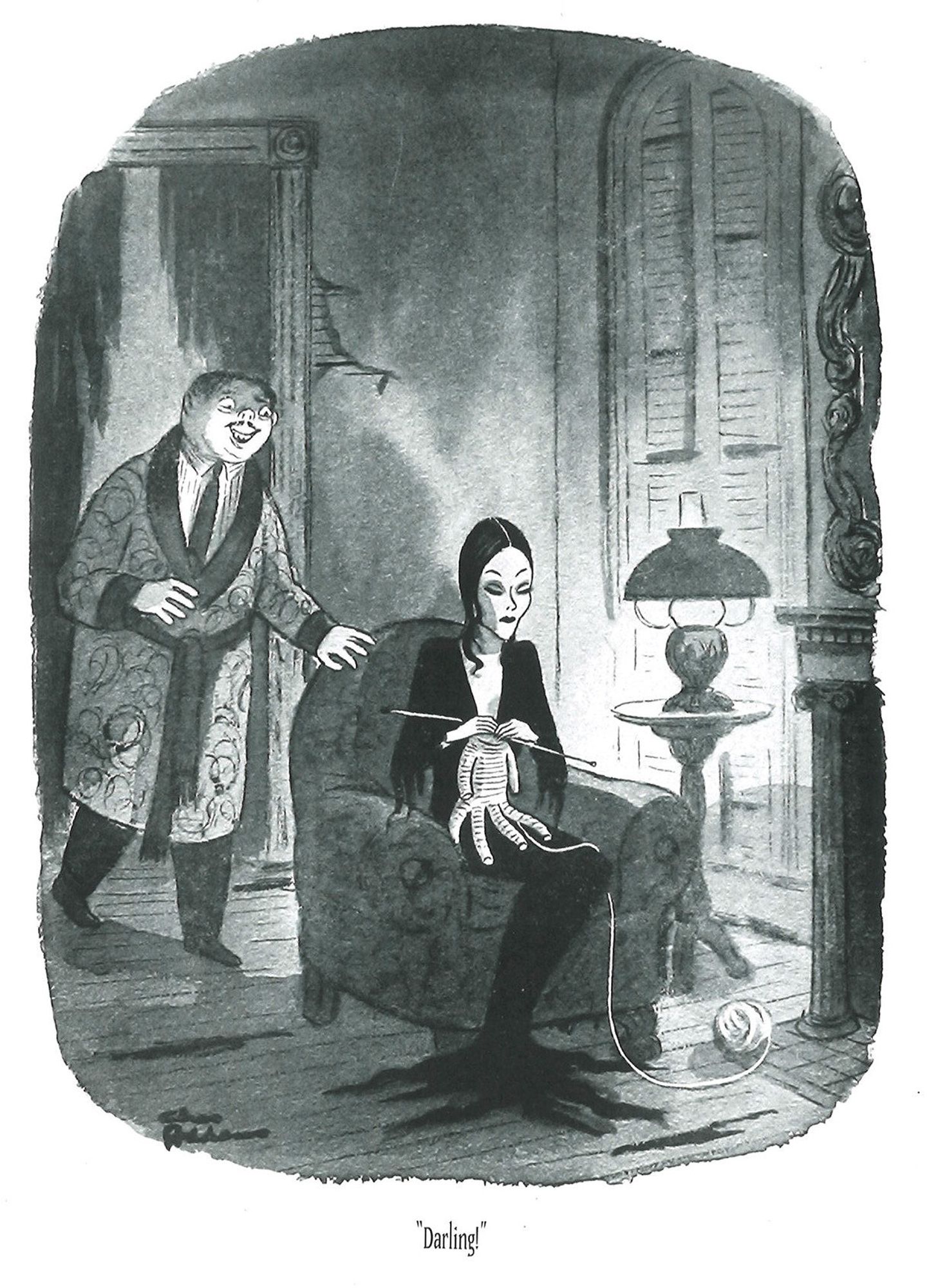 Addams Family Gomez and Morticia