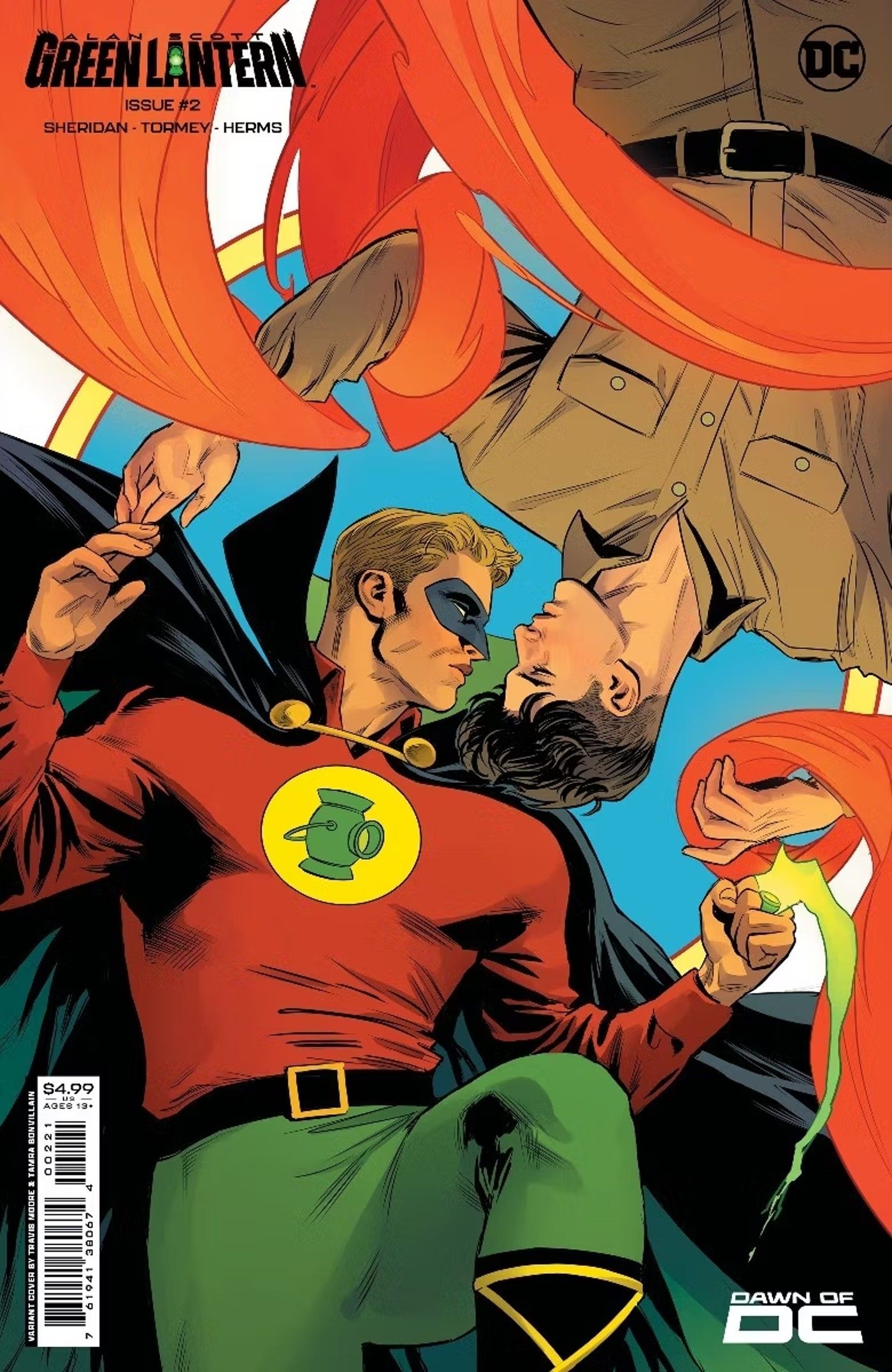Capa variante de Alan Scott, o Lanterna Verde 2 Moore