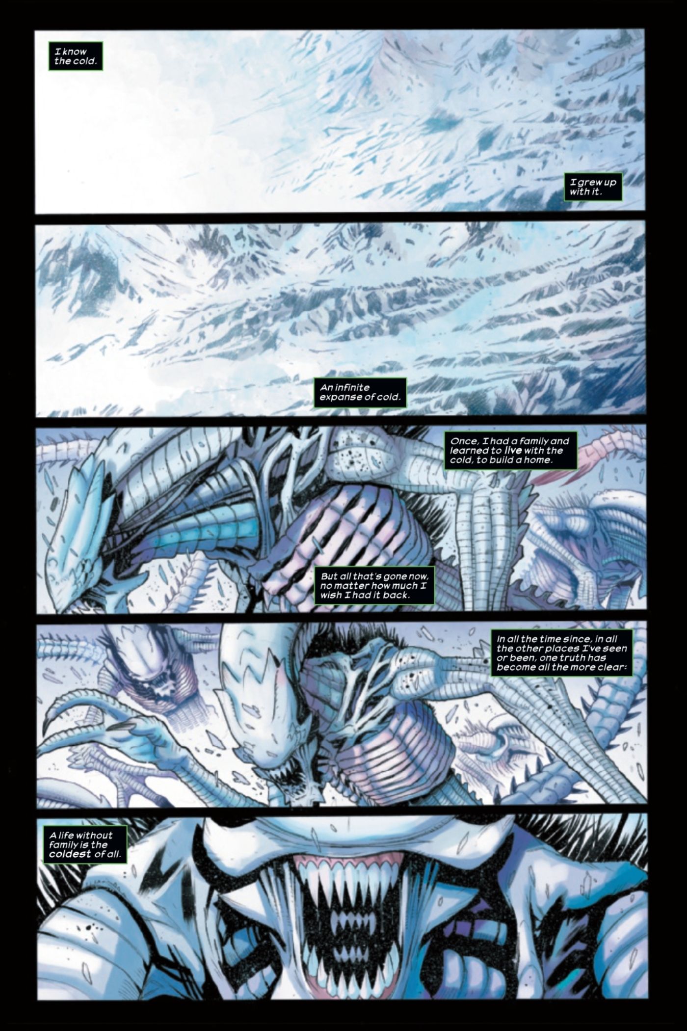 Alien Vol 4 Issue 1 Preview page 2.