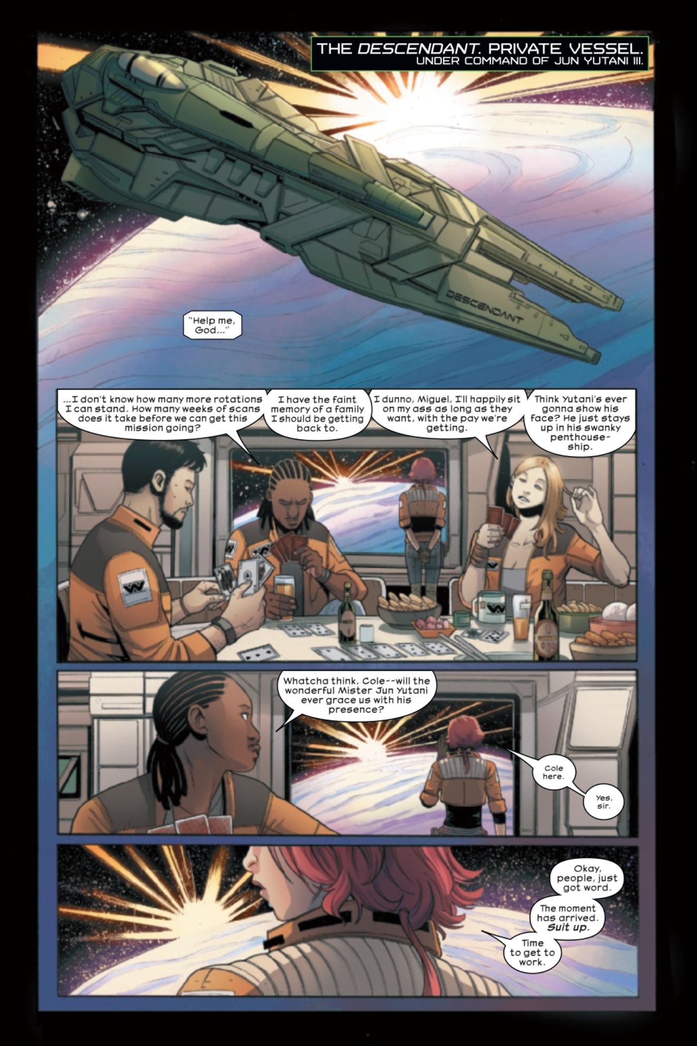 Alien Vol 4 Issue 1 Preview page 3.