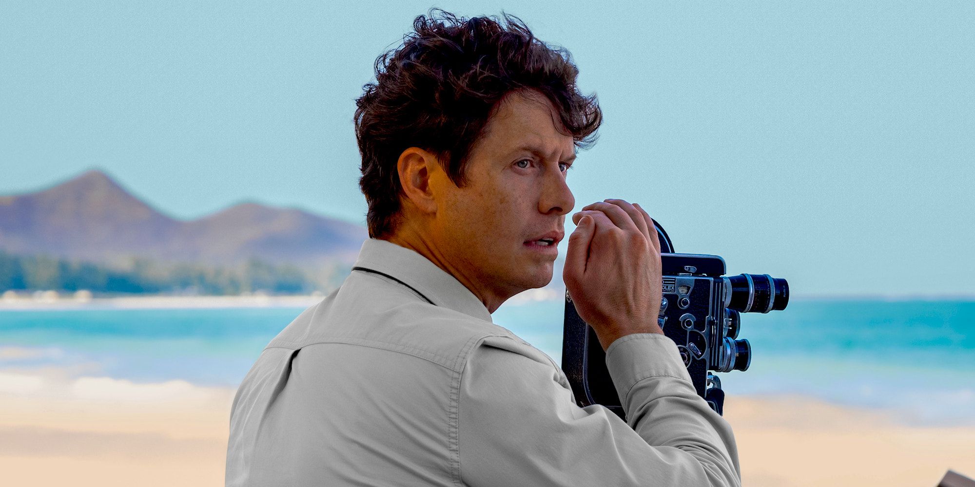 Anders Holm as Bill Randa Operating a Camera in Monarch Legacy of Monsters