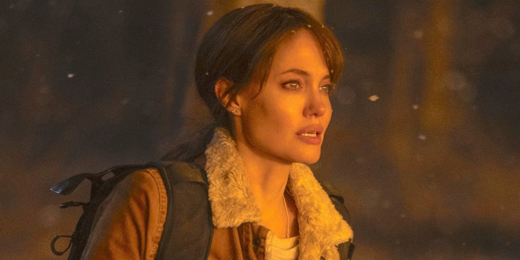 Angelina Jolie in a burning forest in Those Who Wish Me Dead