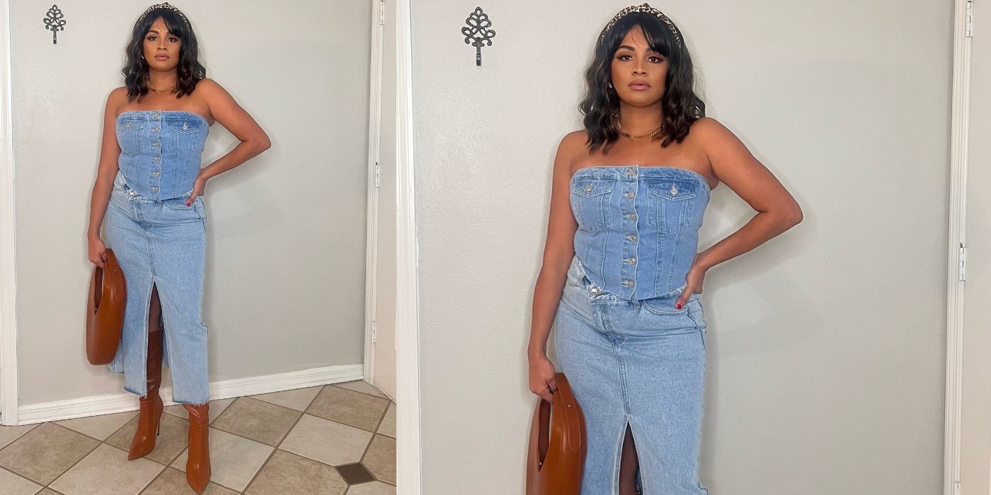 Anny Francisco 90 Day Fiancé Season 7 Instagram Post of her in denim outfit