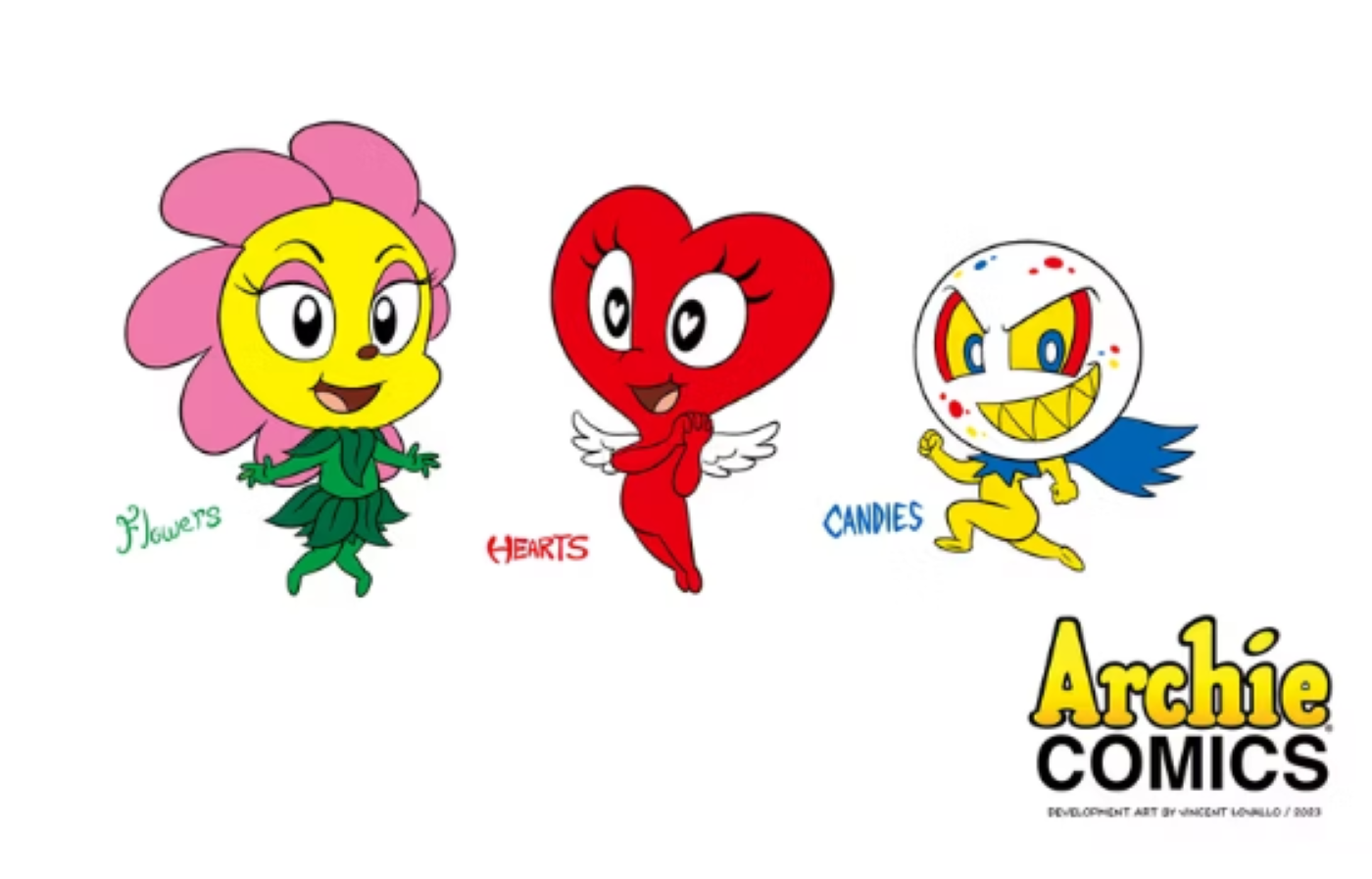 Archie Comics, Flowers Hearts Candies, the Valentines-themed new characters