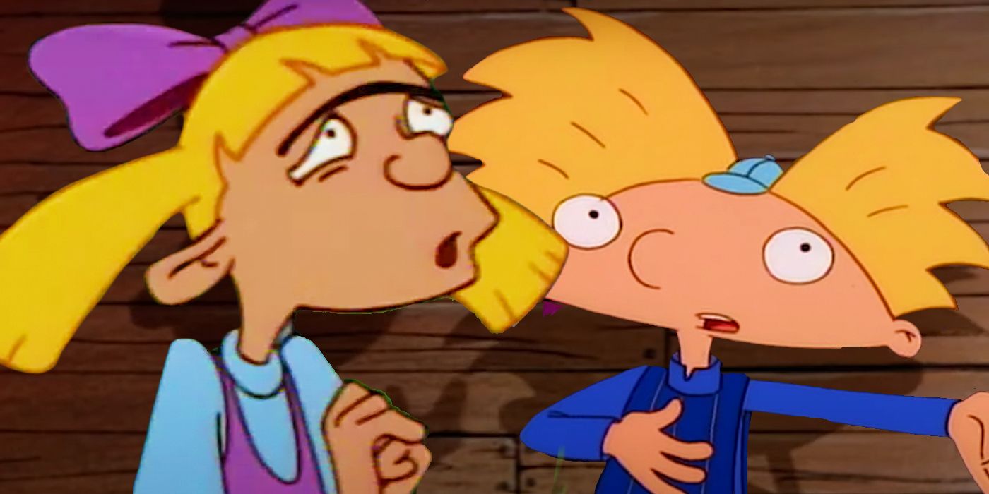 Arnold and Helga from Hey Arnold!