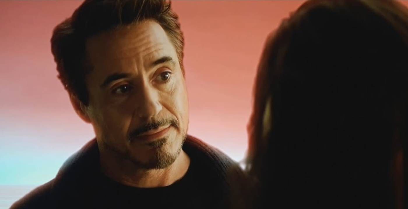 Avengers Endgame deleted scene Tony at the way station older morgan