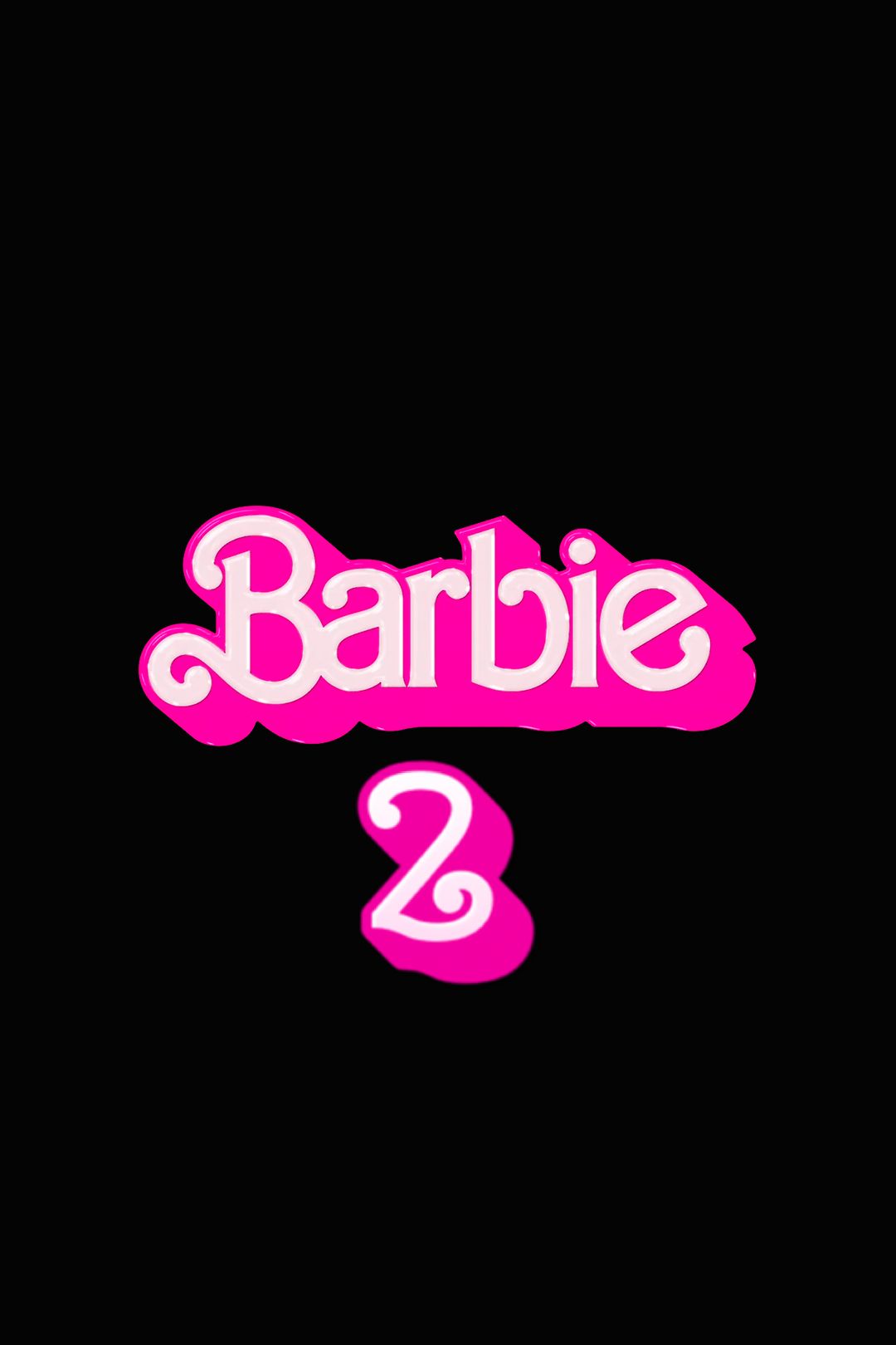 Logotipo de la película Barbie 2 Temp Póster