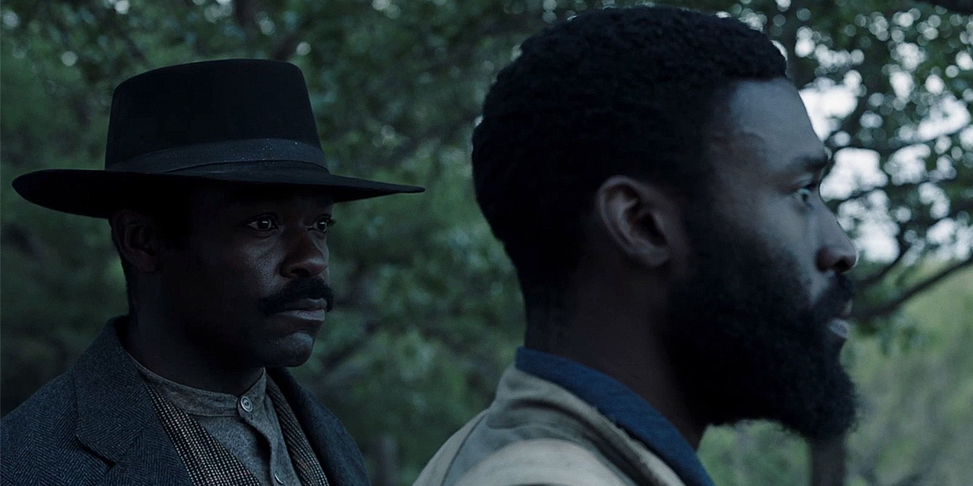 Bass Reeves and Jackson Cole in Lawmen Bass Reeves episode 5