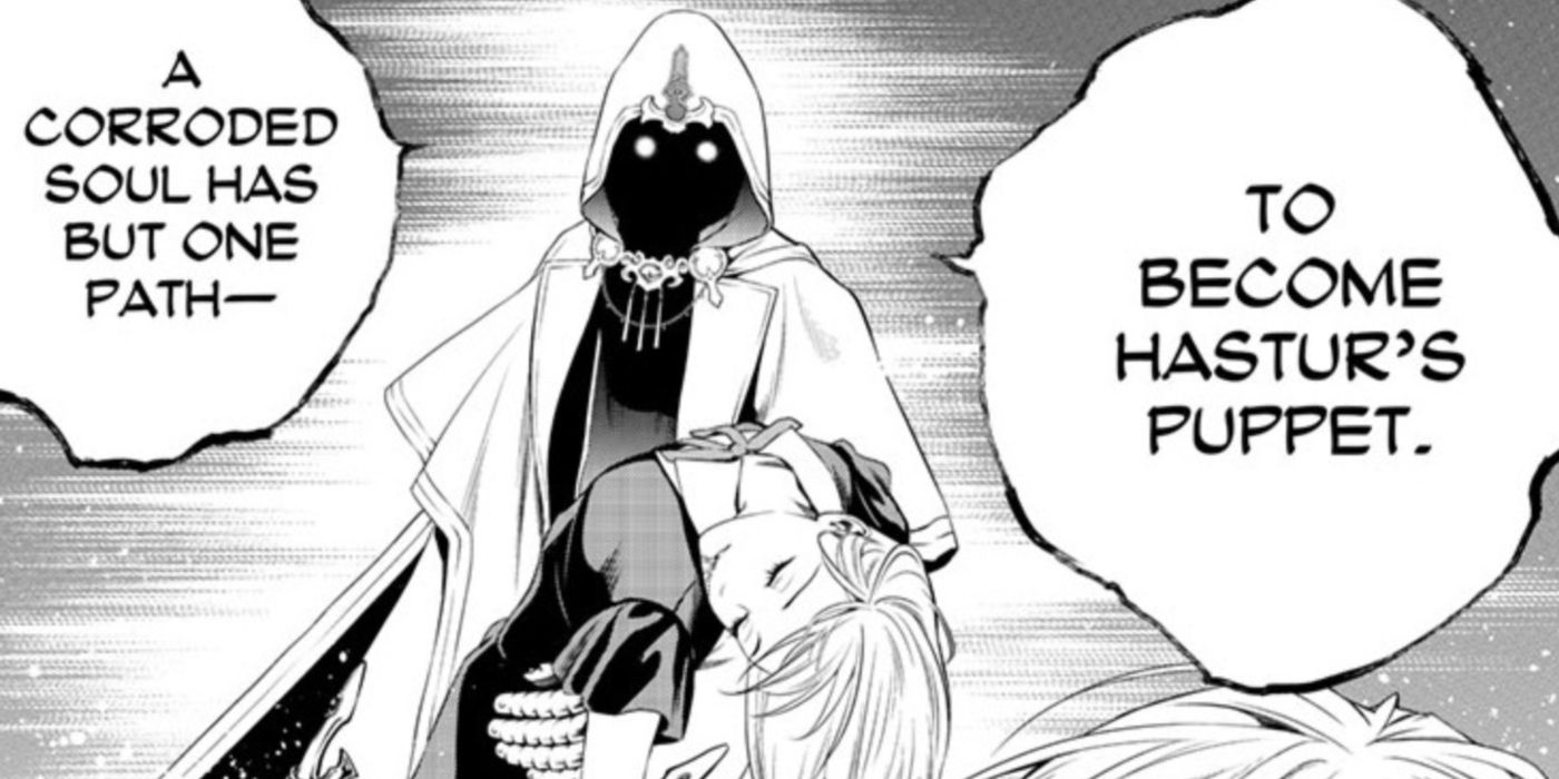 Bastet holds Chloe Love in Ghost Reaper Girl
