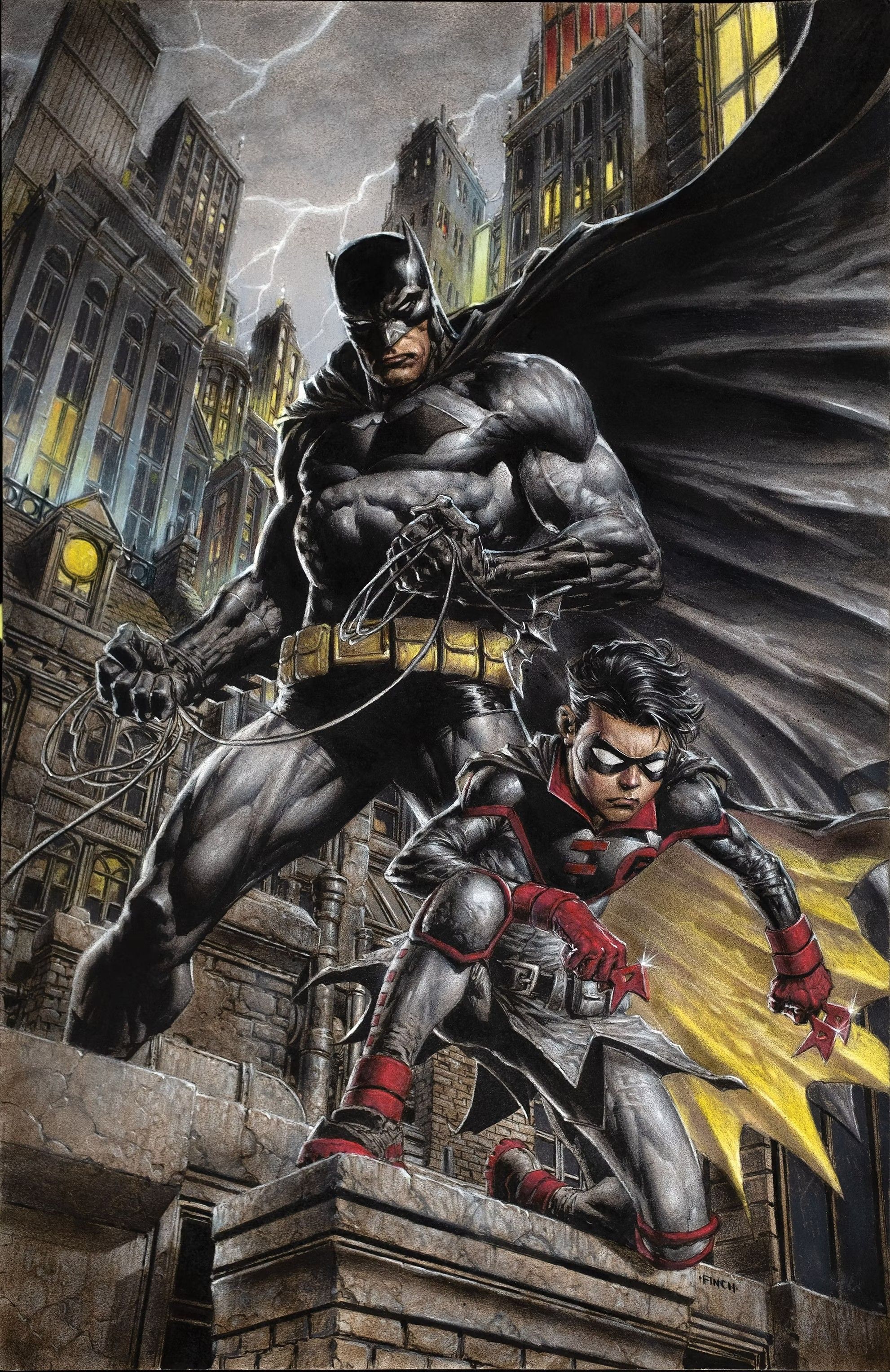 Batman and Robin 3 David Finch Variant Cover