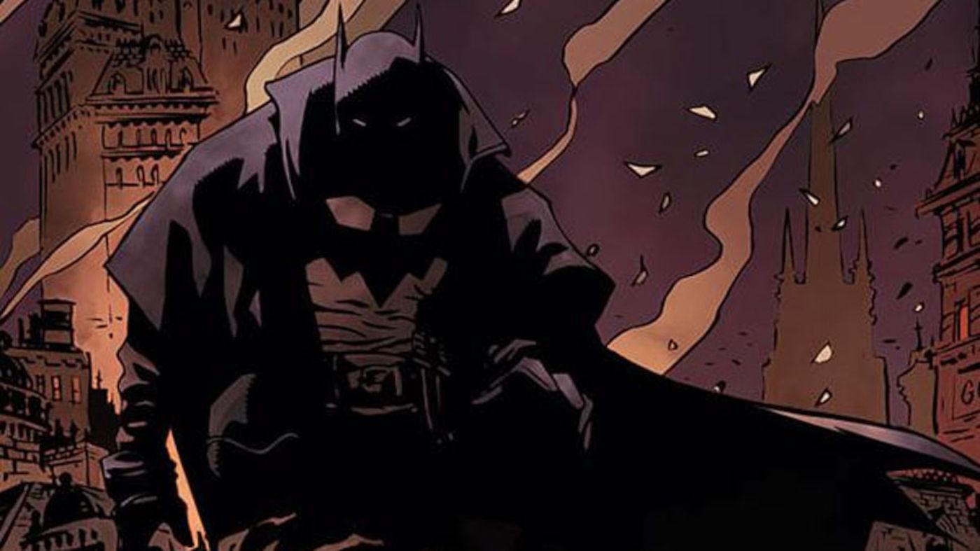 Close do Batman de "Gotham por Gaslight" o antecessor direto da marca Elseworld da DC