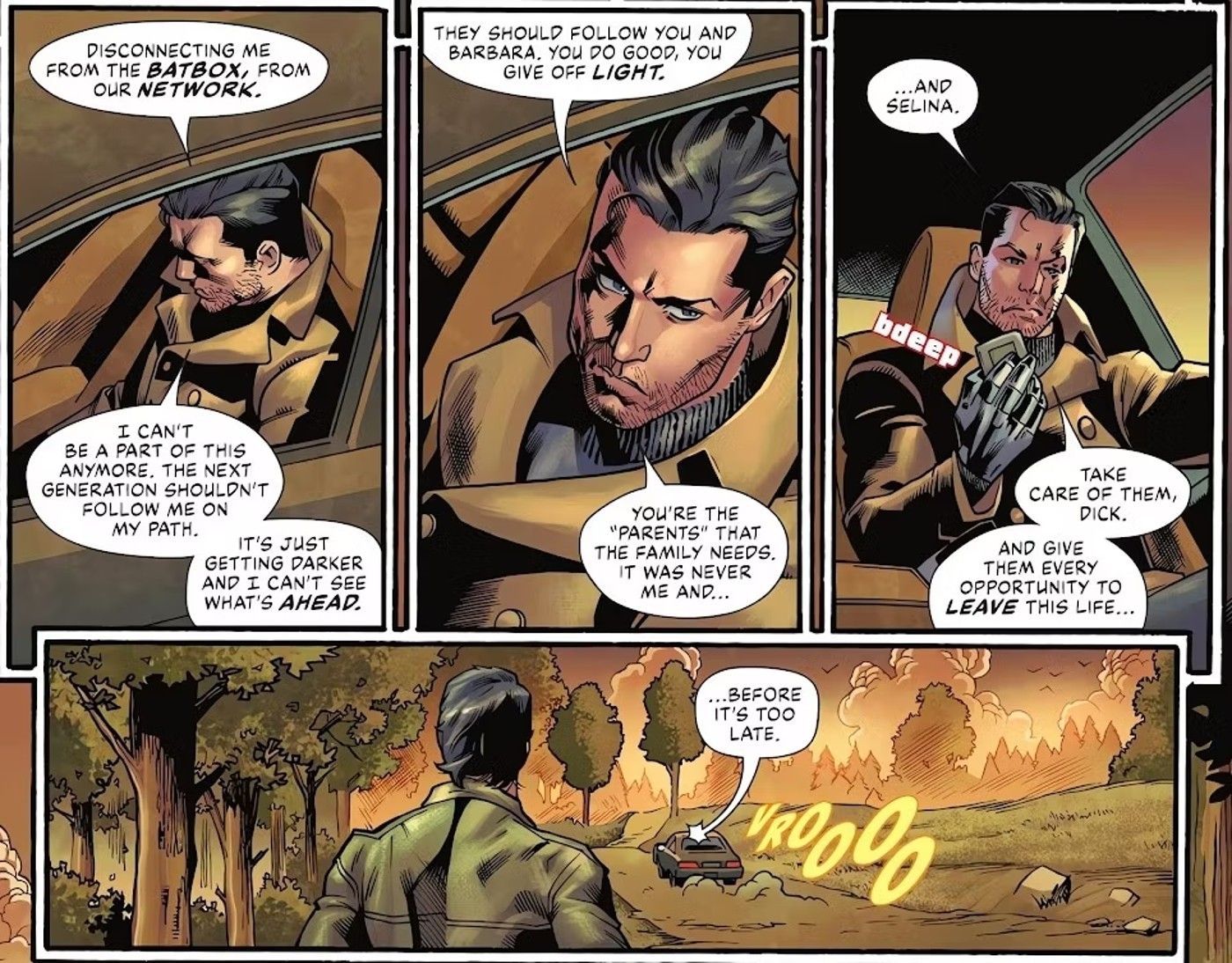 Batman deixa a família dos morcegos