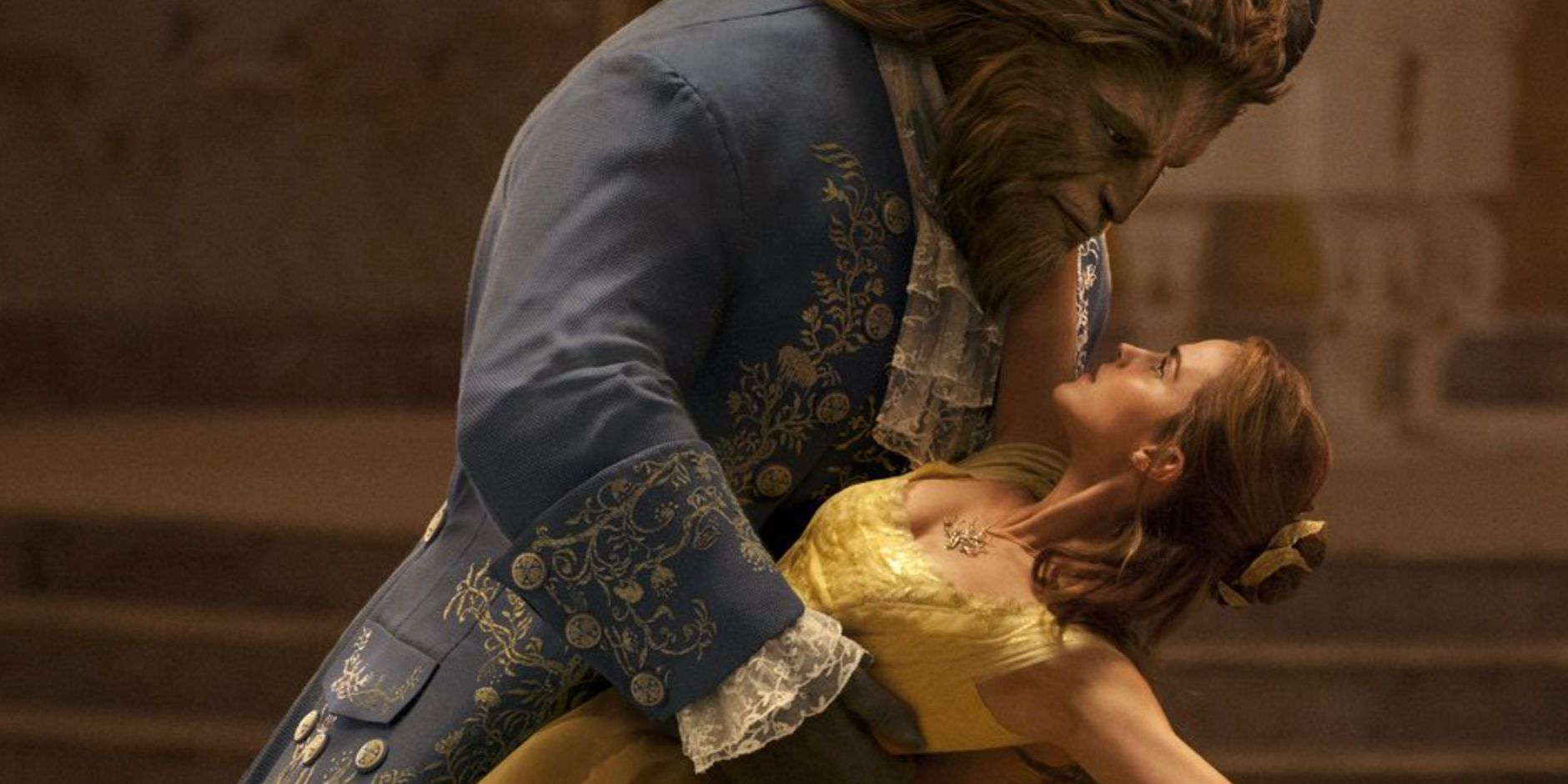 Belle and the Beast dance in the live action Beauty and the Beast