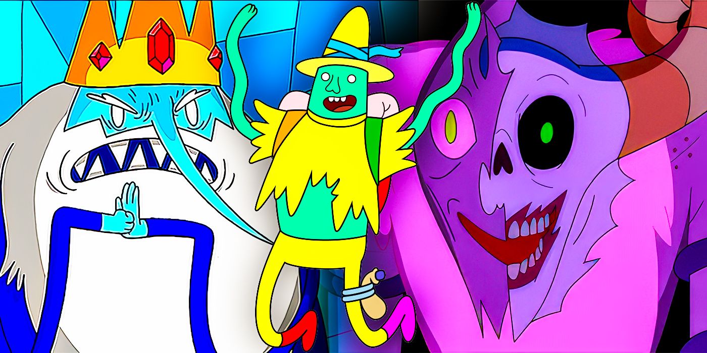 Ice King, Magic Man, and the Lich in Adventure Time