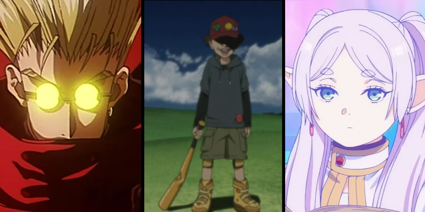 Best Madhouse anime: (L to R) Trigun, Paranoia Agent, Frieren
