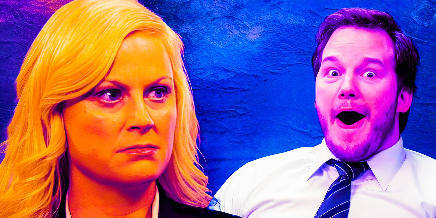 Leslie and Andy in a custom Parks and Recreation image