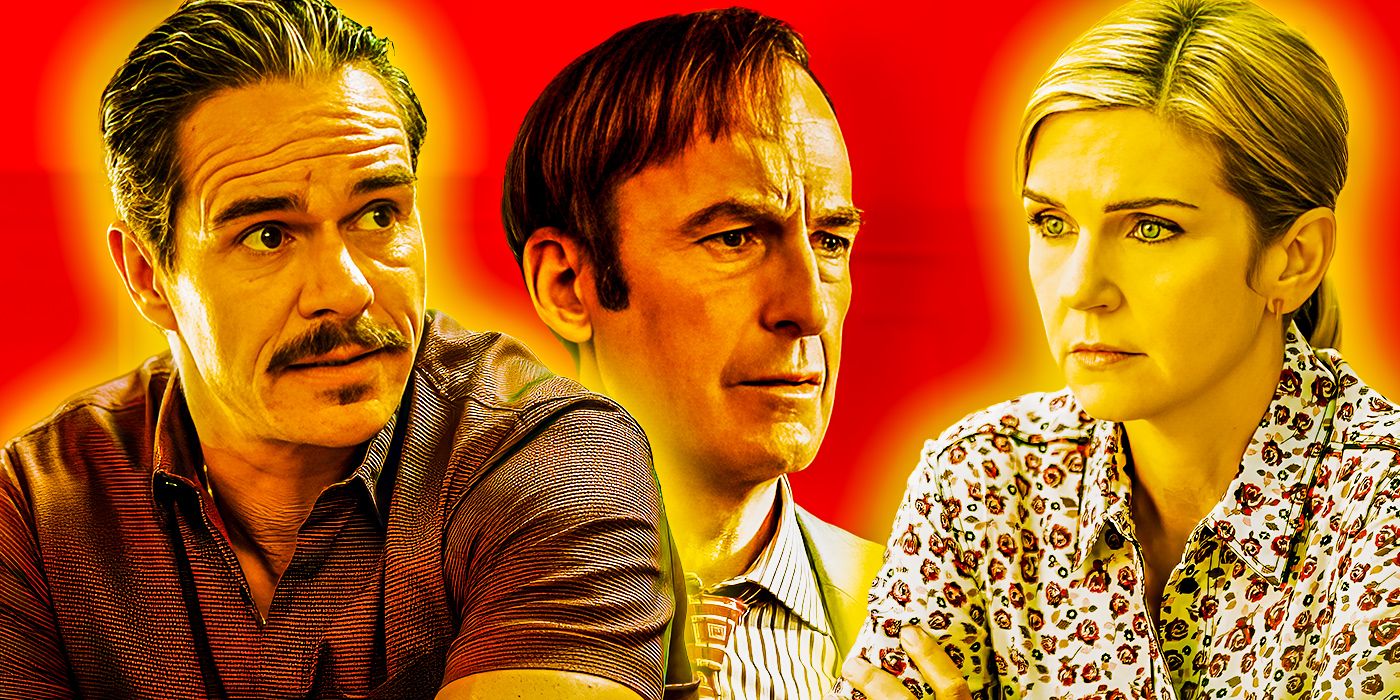A custom image featuring Lalo Salamanca, Jimmy McGill, and Kim Wexler in Better Call Saul