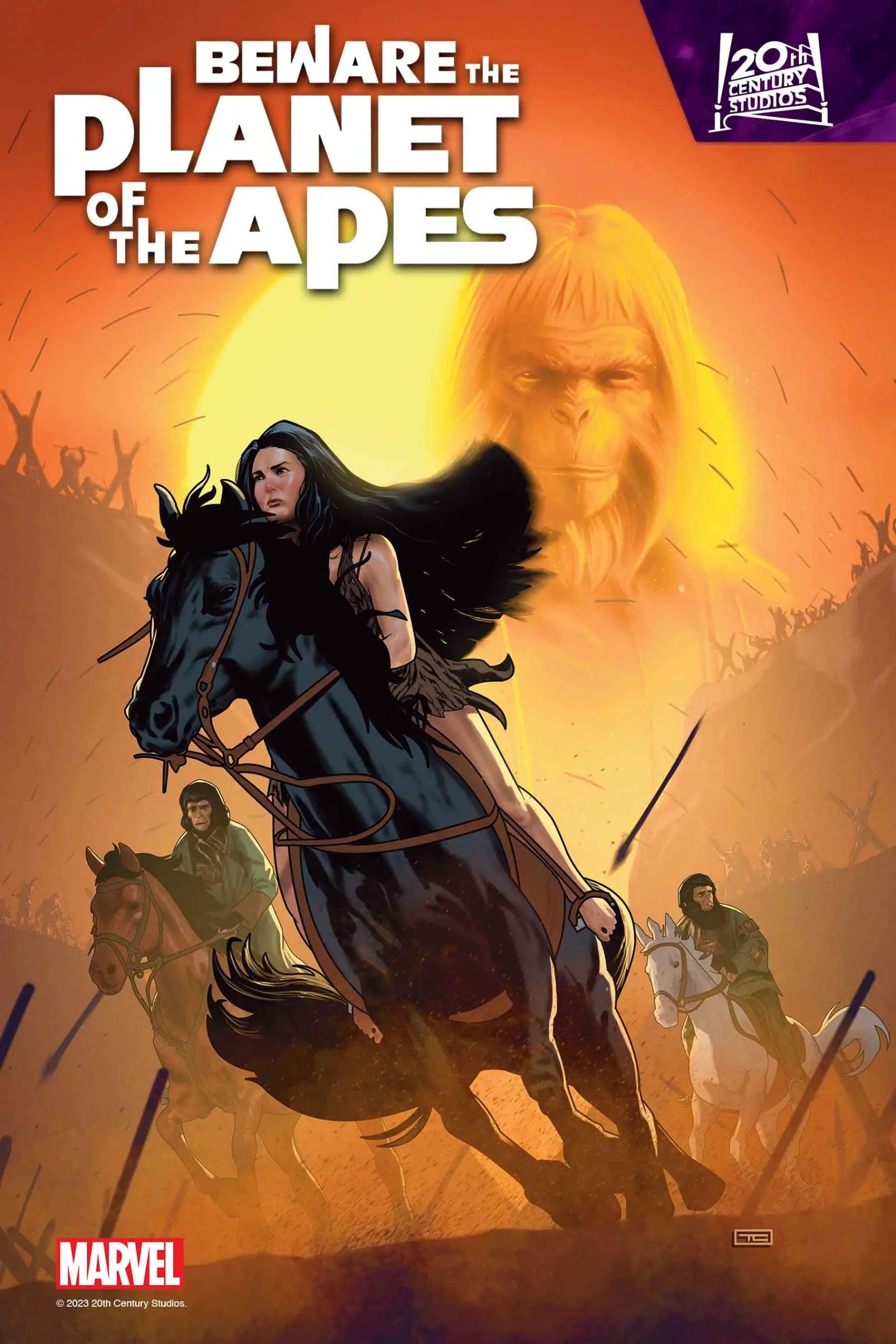 BEWARE THE PLANET OF THE APES 1 PREVIEW COVER