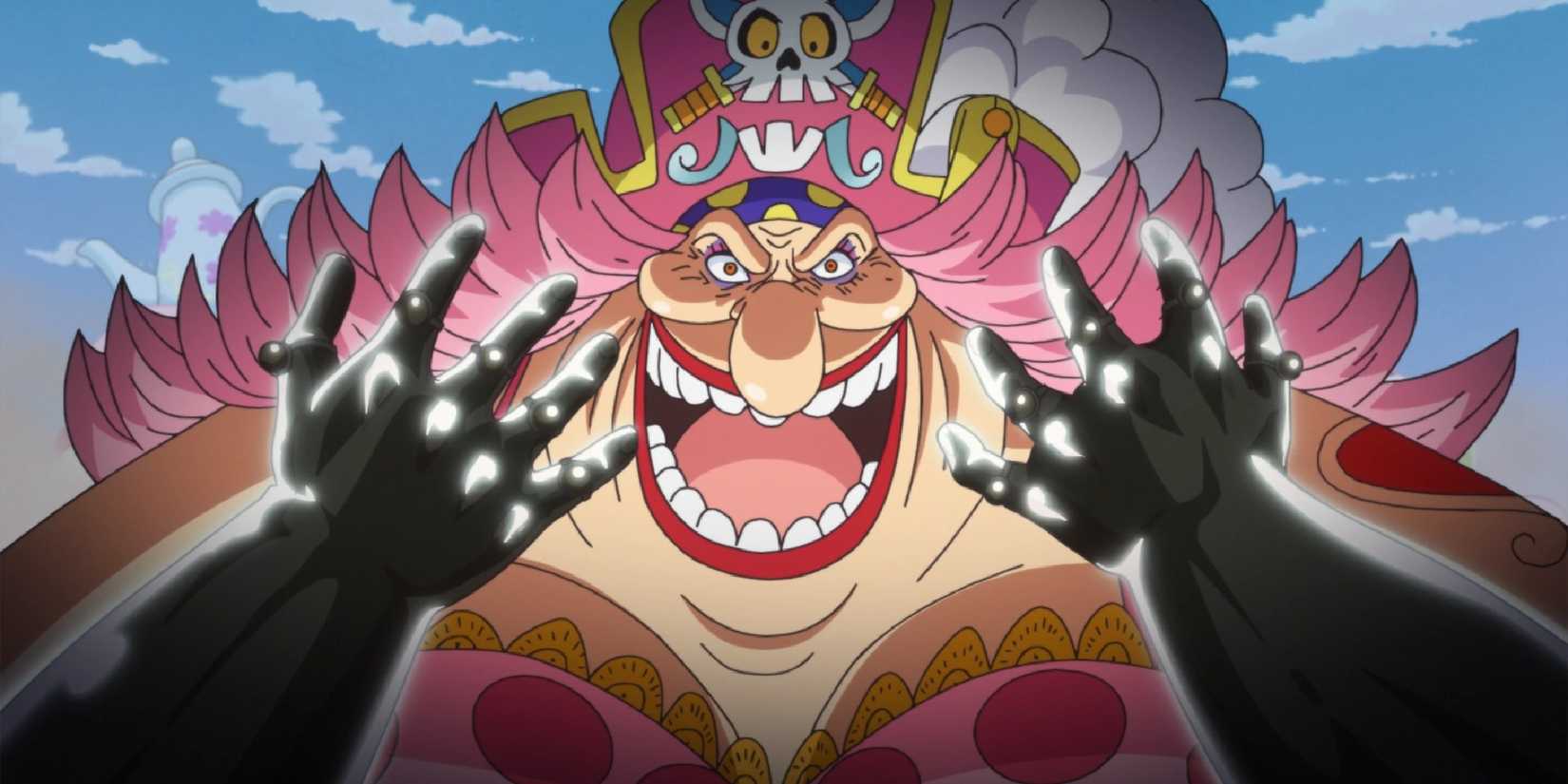 Big Mom uses Armament Haki on her hands