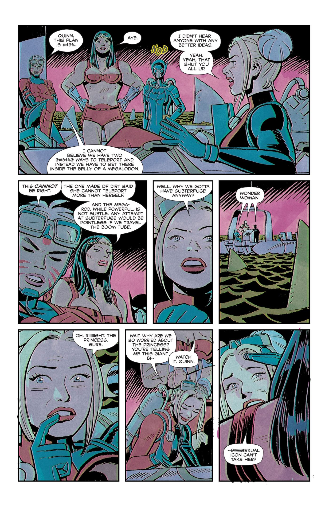 Birds of Prey #3 preview, Harley Quinn has a plan