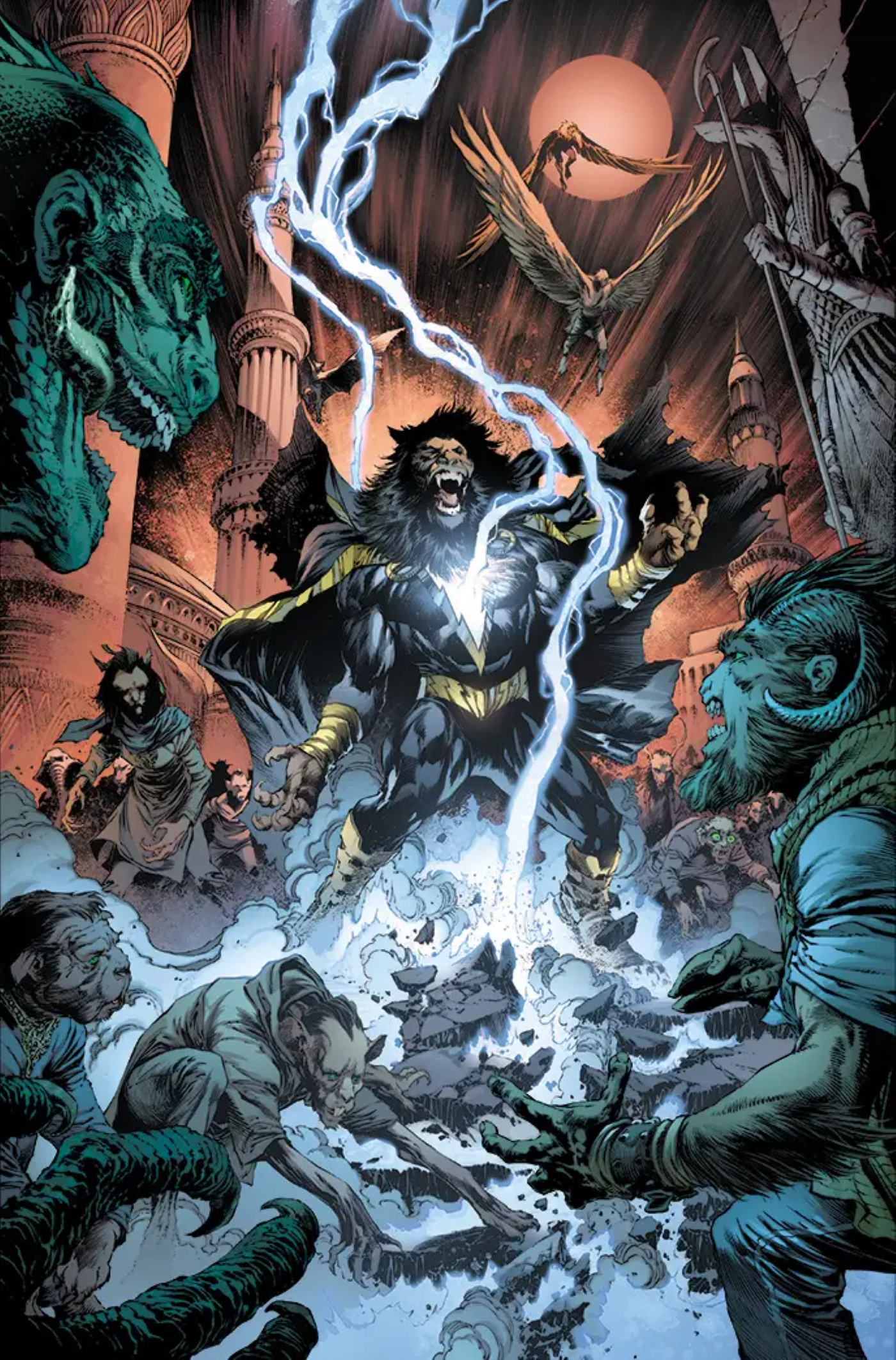 Black Adam’s Bloodthirsty Transformation Revealed as Beast World Hits DC’s Ultimate Antihero