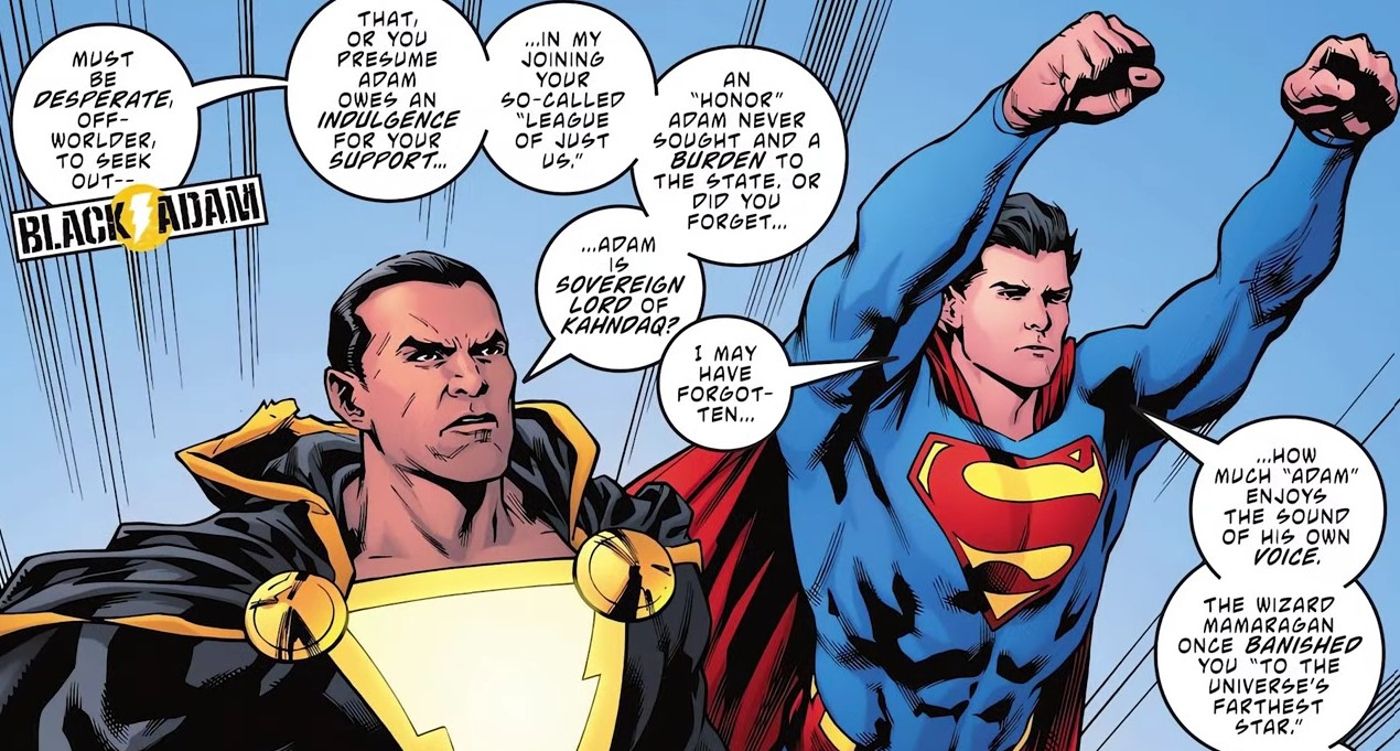 Black Adam Team Up Superman DC